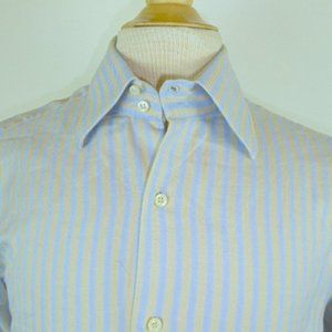 FALITI  blue stripe long sleeve shirt 16 Italy